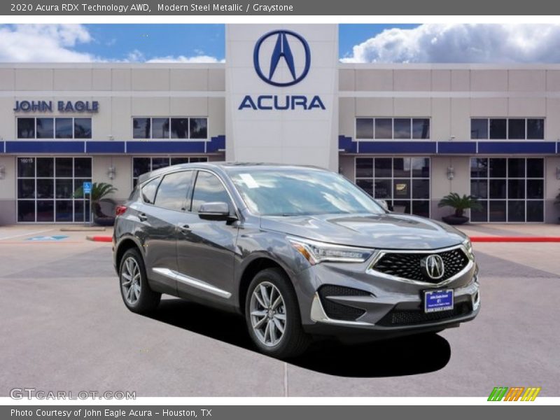 Modern Steel Metallic / Graystone 2020 Acura RDX Technology AWD