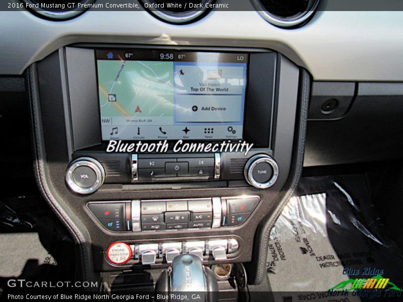 Oxford White / Dark Ceramic 2016 Ford Mustang GT Premium Convertible