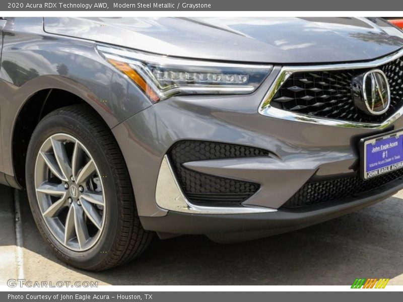 Modern Steel Metallic / Graystone 2020 Acura RDX Technology AWD