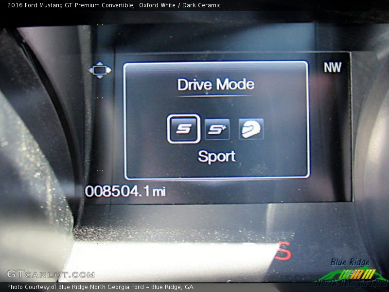 Oxford White / Dark Ceramic 2016 Ford Mustang GT Premium Convertible