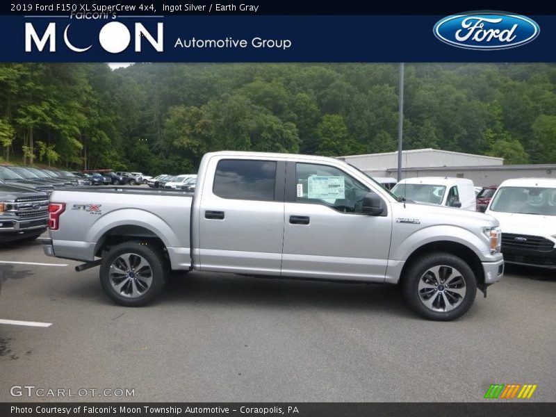 Ingot Silver / Earth Gray 2019 Ford F150 XL SuperCrew 4x4