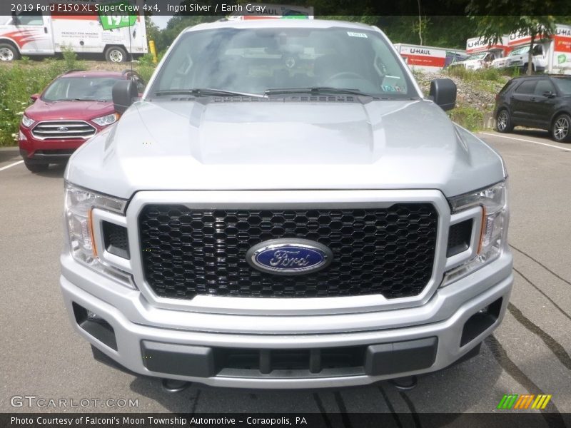 Ingot Silver / Earth Gray 2019 Ford F150 XL SuperCrew 4x4