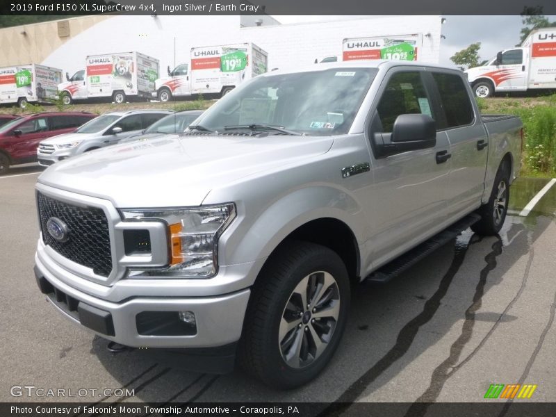 Ingot Silver / Earth Gray 2019 Ford F150 XL SuperCrew 4x4