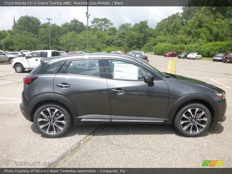 Machine Gray Metallic / Black 2019 Mazda CX-3 Grand Touring AWD