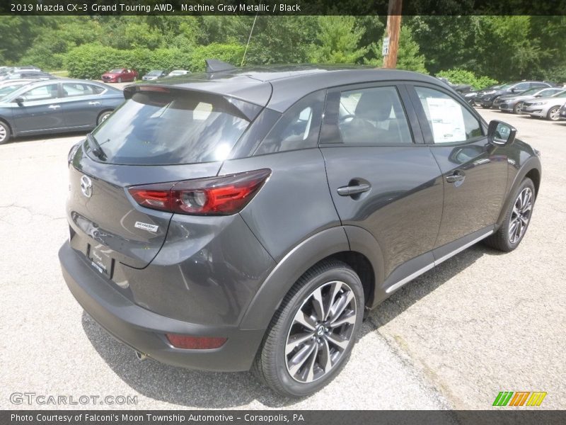 Machine Gray Metallic / Black 2019 Mazda CX-3 Grand Touring AWD