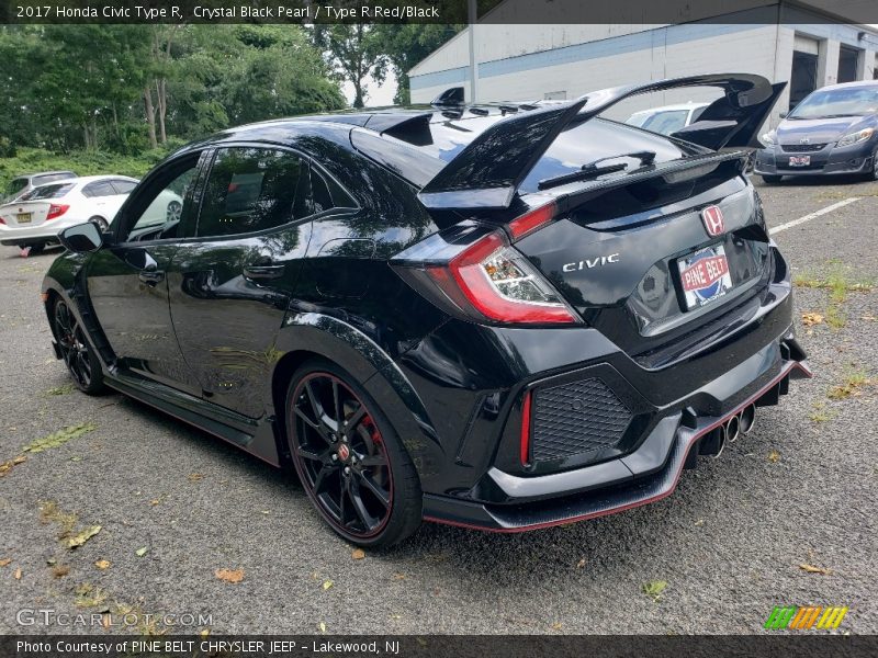 Crystal Black Pearl / Type R Red/Black 2017 Honda Civic Type R