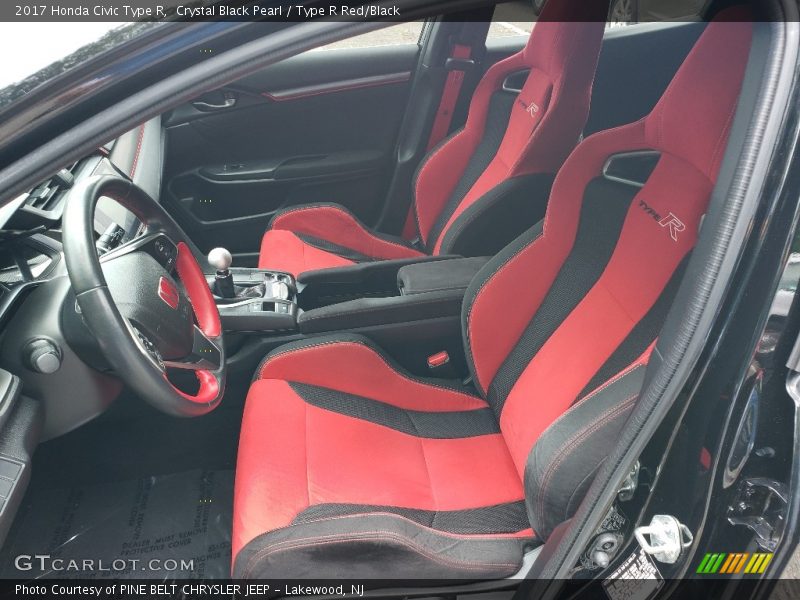 Crystal Black Pearl / Type R Red/Black 2017 Honda Civic Type R