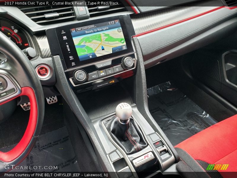 Crystal Black Pearl / Type R Red/Black 2017 Honda Civic Type R