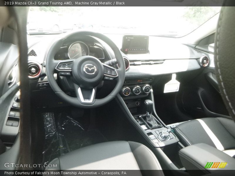 Machine Gray Metallic / Black 2019 Mazda CX-3 Grand Touring AWD