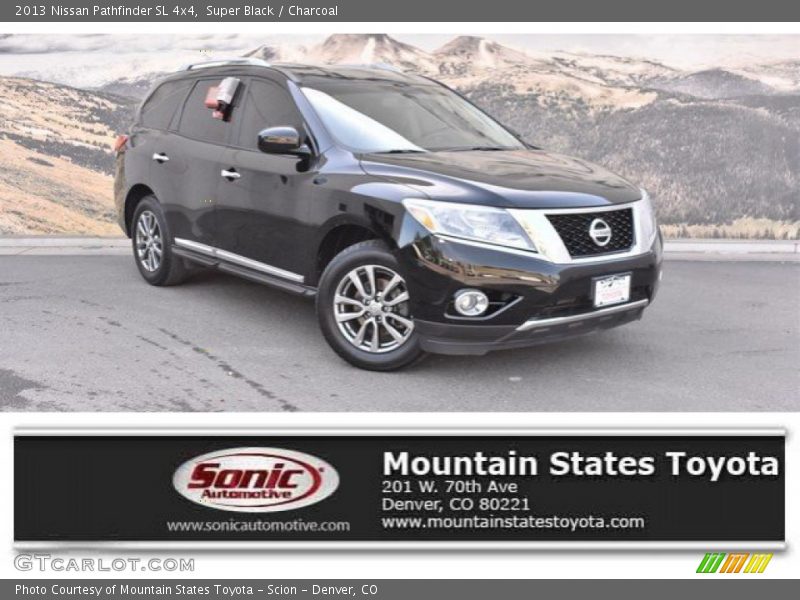 Super Black / Charcoal 2013 Nissan Pathfinder SL 4x4