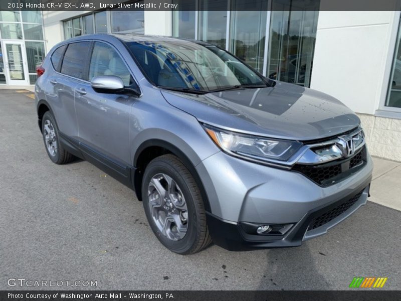 Lunar Silver Metallic / Gray 2019 Honda CR-V EX-L AWD