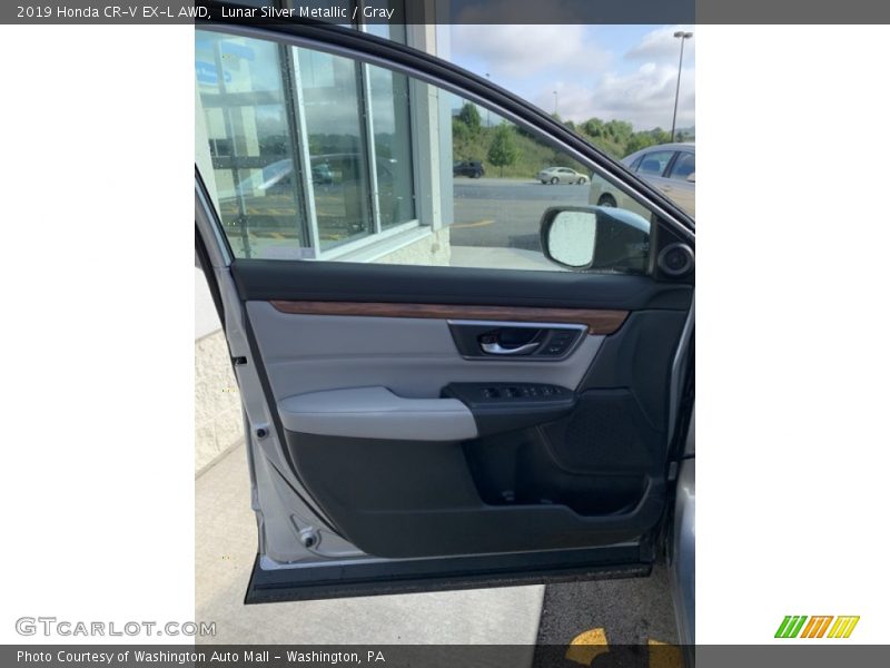 Lunar Silver Metallic / Gray 2019 Honda CR-V EX-L AWD