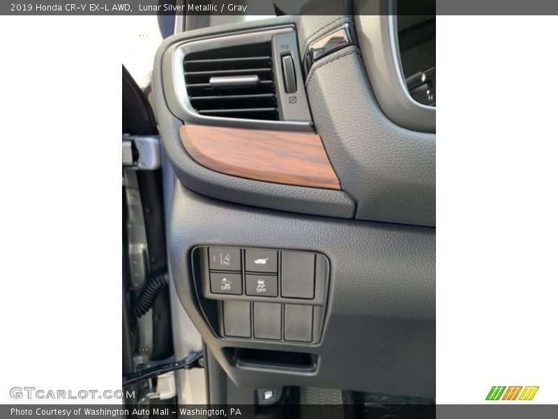 Lunar Silver Metallic / Gray 2019 Honda CR-V EX-L AWD