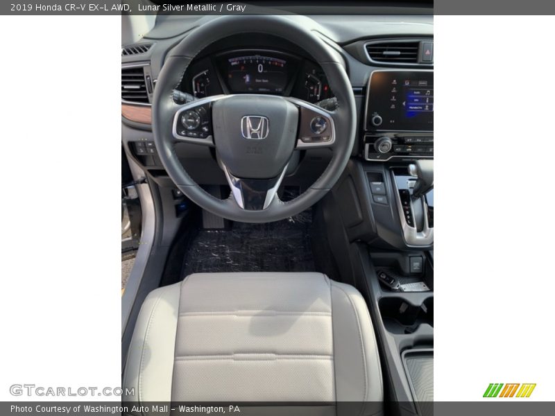 Lunar Silver Metallic / Gray 2019 Honda CR-V EX-L AWD