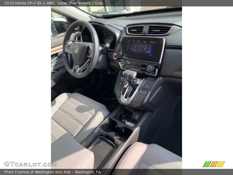 Lunar Silver Metallic / Gray 2019 Honda CR-V EX-L AWD