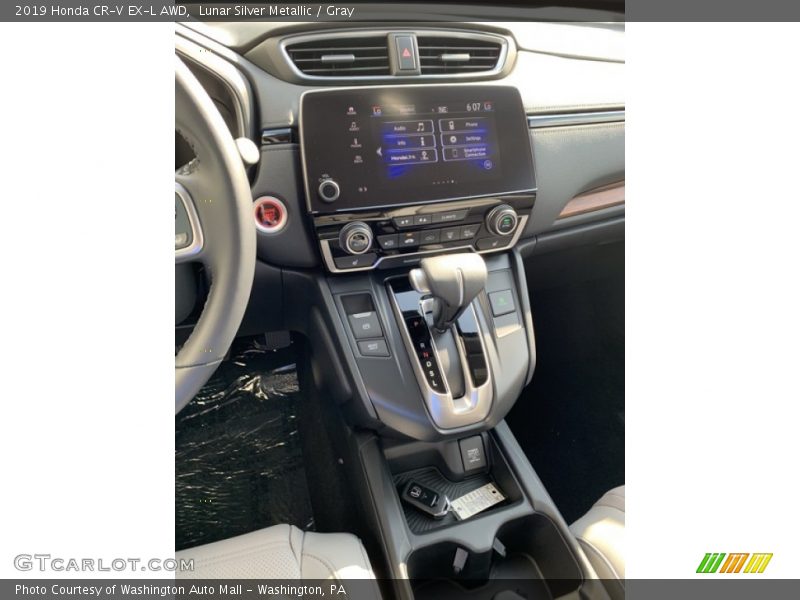 Lunar Silver Metallic / Gray 2019 Honda CR-V EX-L AWD