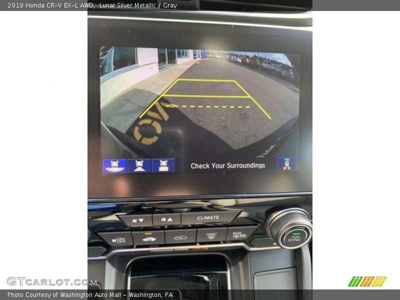 Lunar Silver Metallic / Gray 2019 Honda CR-V EX-L AWD