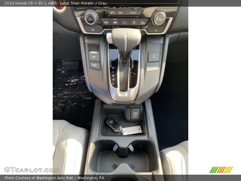 Lunar Silver Metallic / Gray 2019 Honda CR-V EX-L AWD