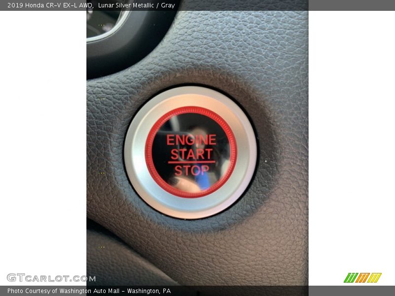 Lunar Silver Metallic / Gray 2019 Honda CR-V EX-L AWD