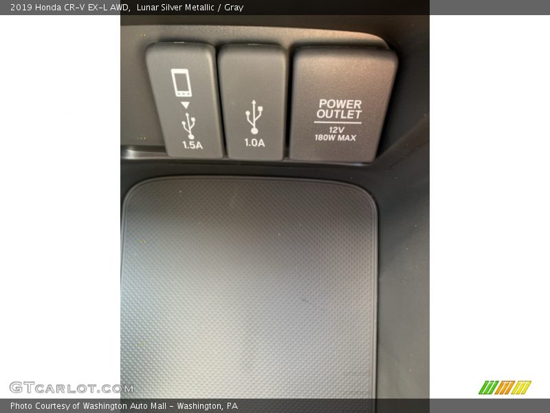 Lunar Silver Metallic / Gray 2019 Honda CR-V EX-L AWD