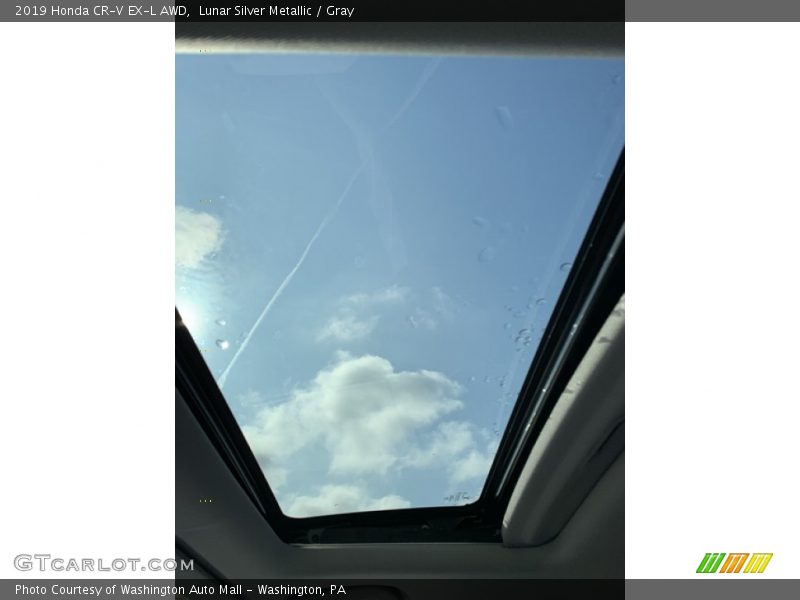 Lunar Silver Metallic / Gray 2019 Honda CR-V EX-L AWD