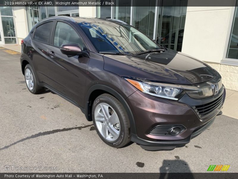 Midnight Amethyst Metallic / Black 2019 Honda HR-V EX AWD