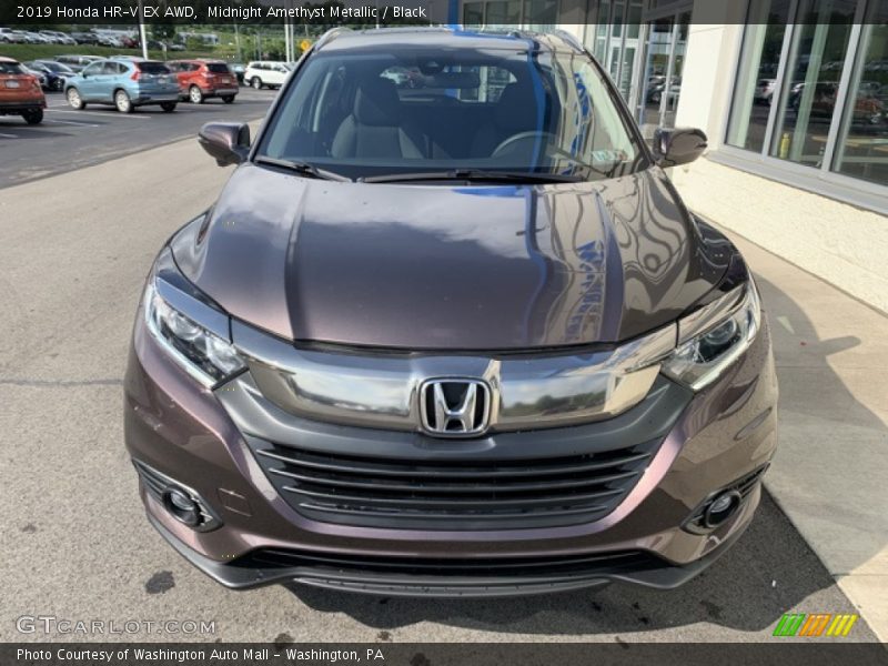 Midnight Amethyst Metallic / Black 2019 Honda HR-V EX AWD