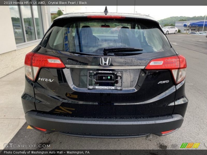 Crystal Black Pearl / Black 2019 Honda HR-V LX AWD
