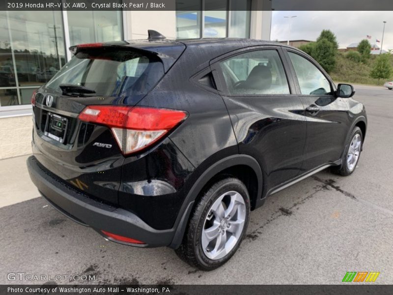 Crystal Black Pearl / Black 2019 Honda HR-V LX AWD