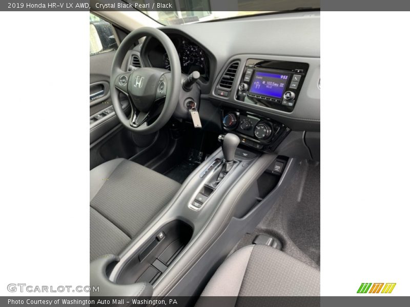 Crystal Black Pearl / Black 2019 Honda HR-V LX AWD