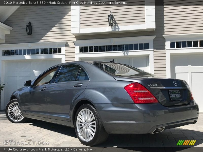 Flint Grey Metallic / Cashmere/Savanna 2010 Mercedes-Benz S 550 4Matic Sedan