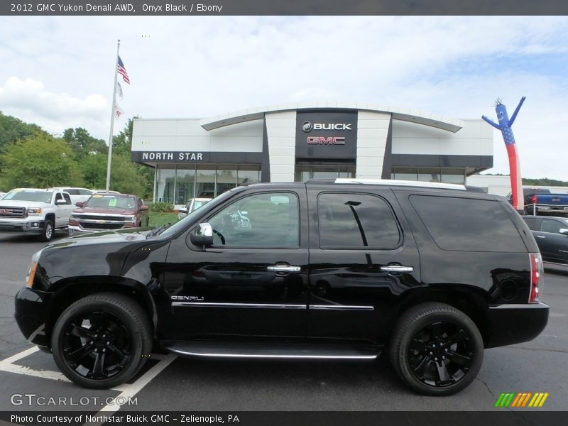 Onyx Black / Ebony 2012 GMC Yukon Denali AWD