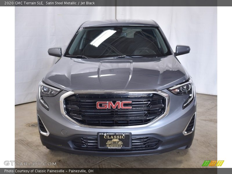 Satin Steel Metallic / Jet Black 2020 GMC Terrain SLE