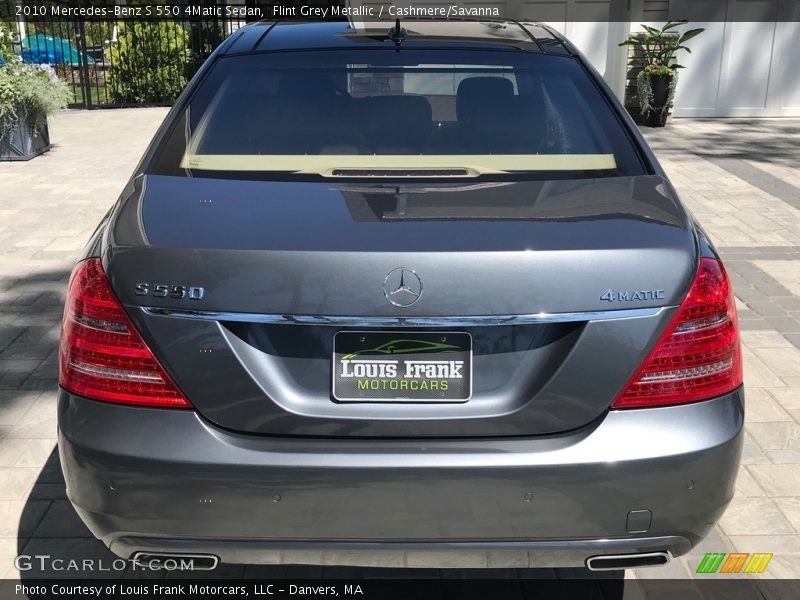 Flint Grey Metallic / Cashmere/Savanna 2010 Mercedes-Benz S 550 4Matic Sedan
