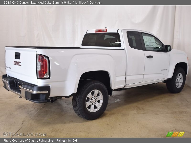 Summit White / Jet Black/­Dark Ash 2019 GMC Canyon Extended Cab