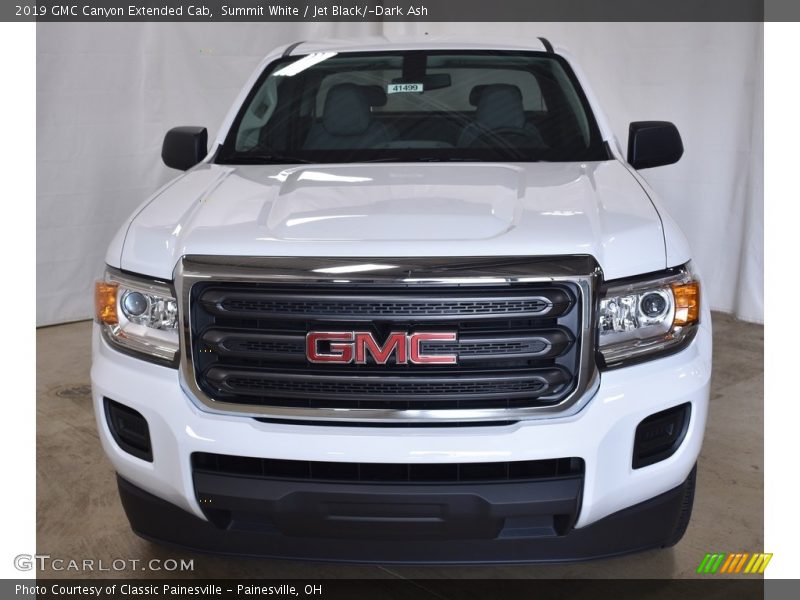 Summit White / Jet Black/­Dark Ash 2019 GMC Canyon Extended Cab