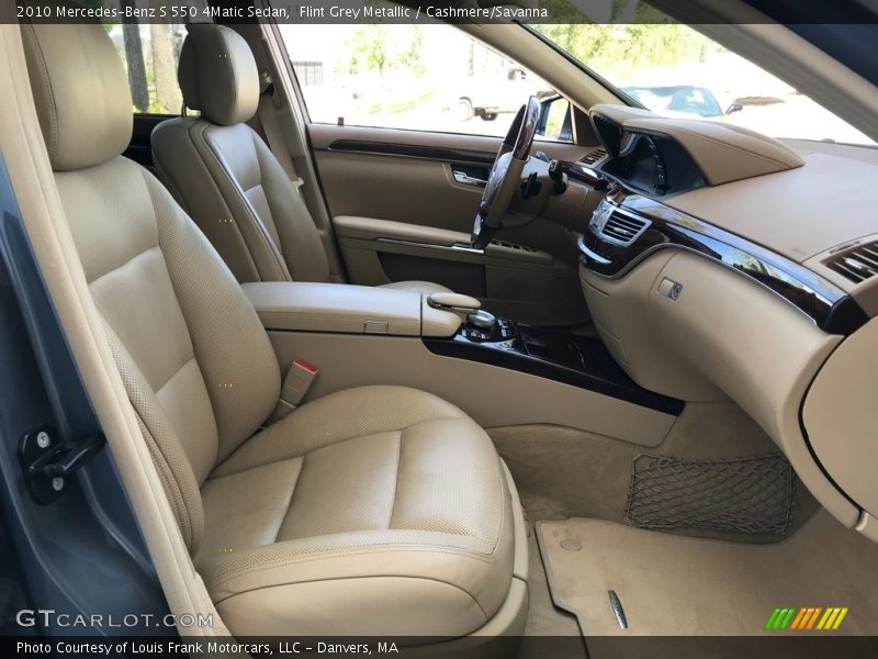 Flint Grey Metallic / Cashmere/Savanna 2010 Mercedes-Benz S 550 4Matic Sedan