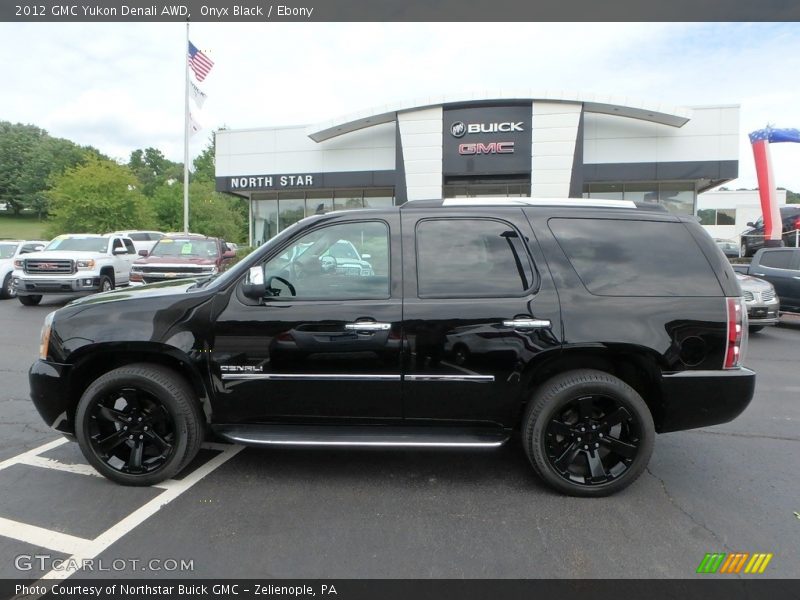 Onyx Black / Ebony 2012 GMC Yukon Denali AWD