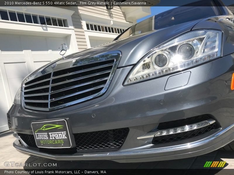Flint Grey Metallic / Cashmere/Savanna 2010 Mercedes-Benz S 550 4Matic Sedan