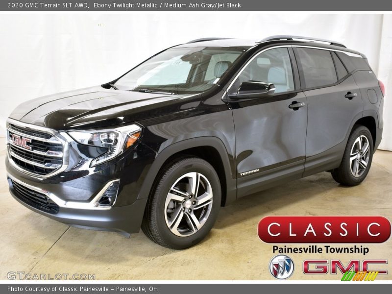 Ebony Twilight Metallic / Medium Ash Gray/Jet Black 2020 GMC Terrain SLT AWD