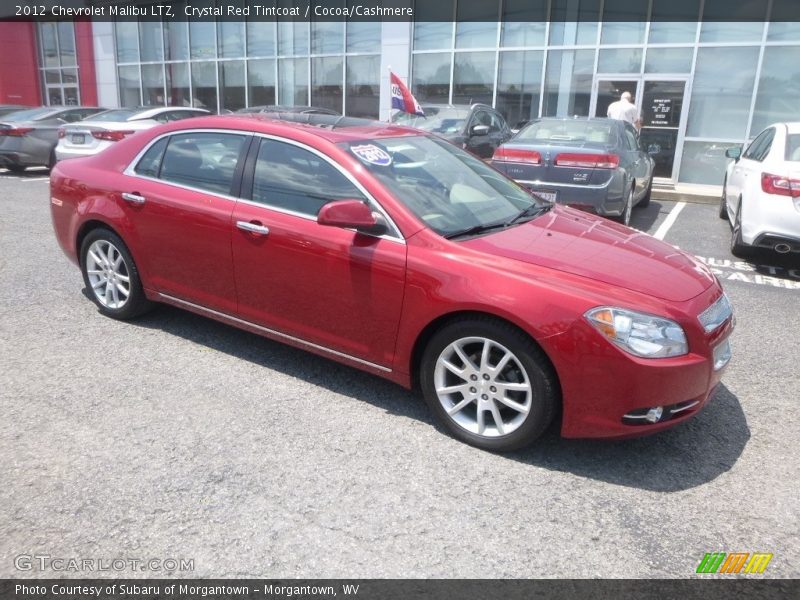 Crystal Red Tintcoat / Cocoa/Cashmere 2012 Chevrolet Malibu LTZ