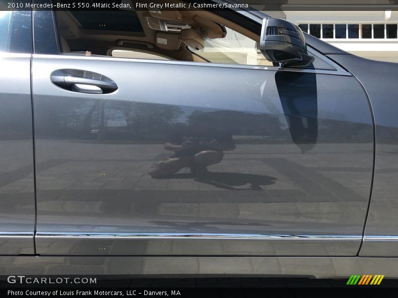 Flint Grey Metallic / Cashmere/Savanna 2010 Mercedes-Benz S 550 4Matic Sedan
