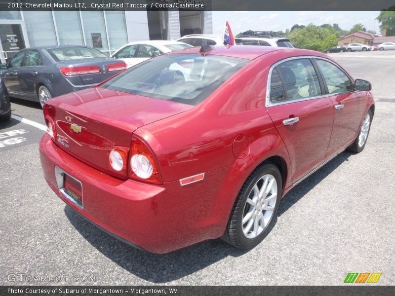 Crystal Red Tintcoat / Cocoa/Cashmere 2012 Chevrolet Malibu LTZ