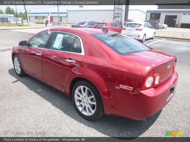 Crystal Red Tintcoat / Cocoa/Cashmere 2012 Chevrolet Malibu LTZ