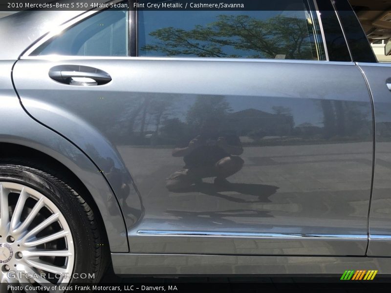 Flint Grey Metallic / Cashmere/Savanna 2010 Mercedes-Benz S 550 4Matic Sedan