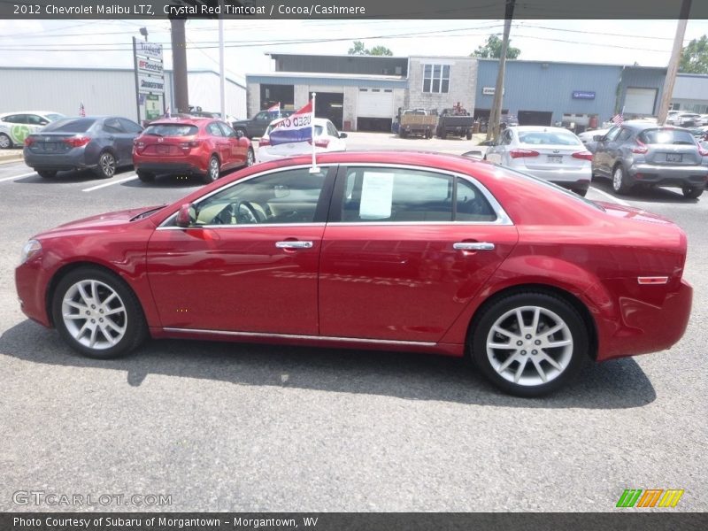 Crystal Red Tintcoat / Cocoa/Cashmere 2012 Chevrolet Malibu LTZ