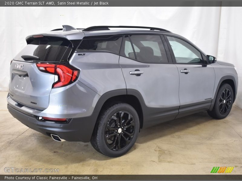 Satin Steel Metallic / Jet Black 2020 GMC Terrain SLT AWD