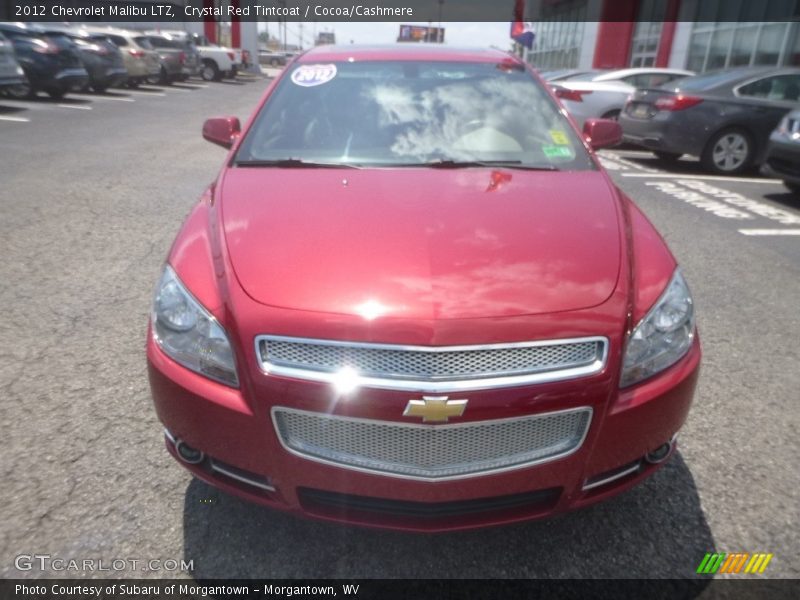 Crystal Red Tintcoat / Cocoa/Cashmere 2012 Chevrolet Malibu LTZ
