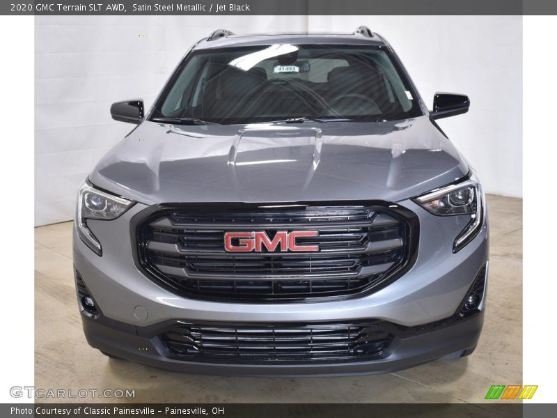 Satin Steel Metallic / Jet Black 2020 GMC Terrain SLT AWD