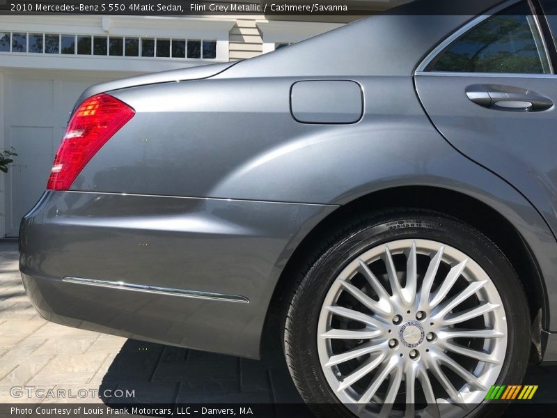 Flint Grey Metallic / Cashmere/Savanna 2010 Mercedes-Benz S 550 4Matic Sedan